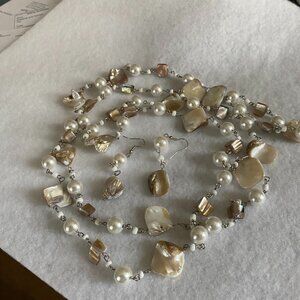Necklace with earrings